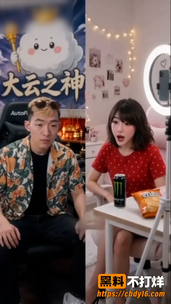 AI短剧抖音网红刘大炮奶露拖 9