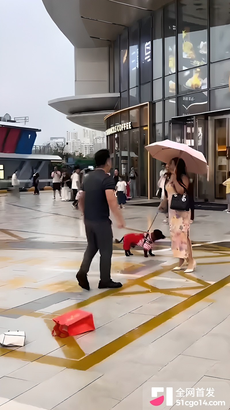 吾悦广场门口夫妻当街爆吵 6